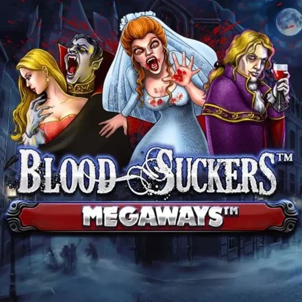 Official Slots logo: Blood Suckers Megaways by Red Tiger Gaming at Total Casino