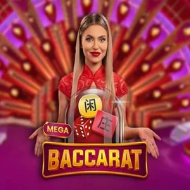 Official Live Casino logo: Mega Baccarat by Pragmatic Play at Total Casino